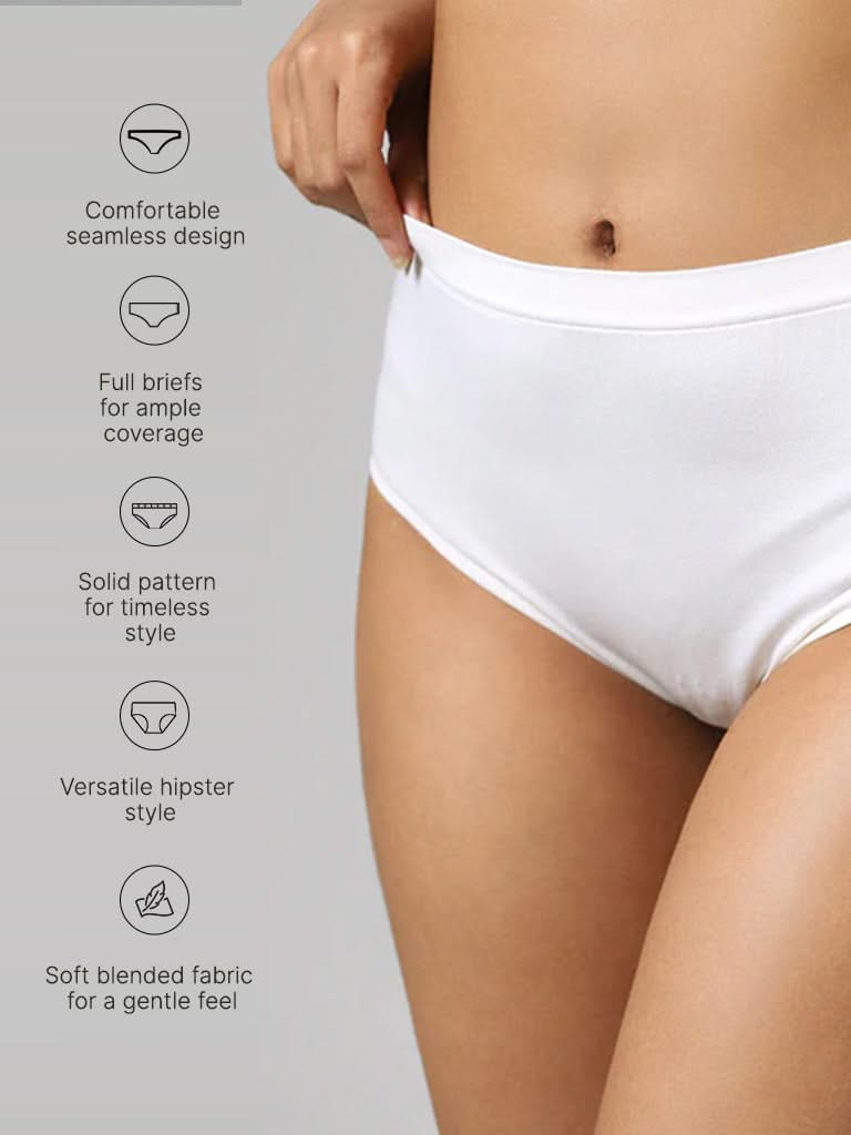 Wunderlove Ivory Hipster Brief