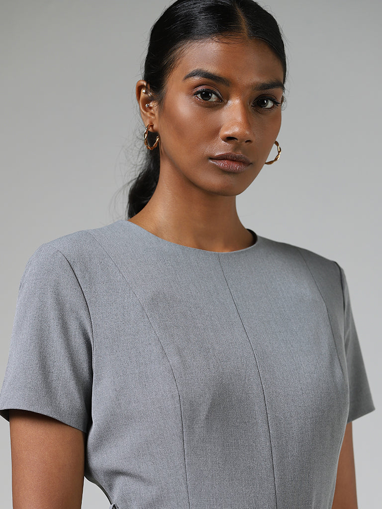 Wardrobe Grey Shift Dress