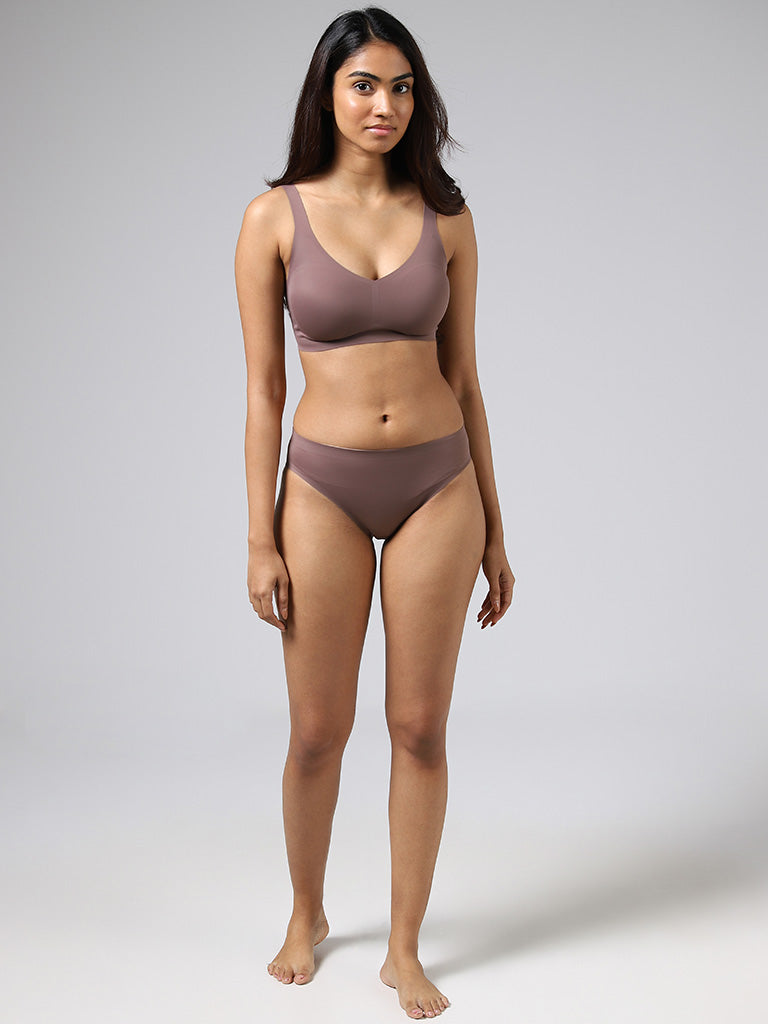 Wunderlove Brown Full Coverage Invisible Bra