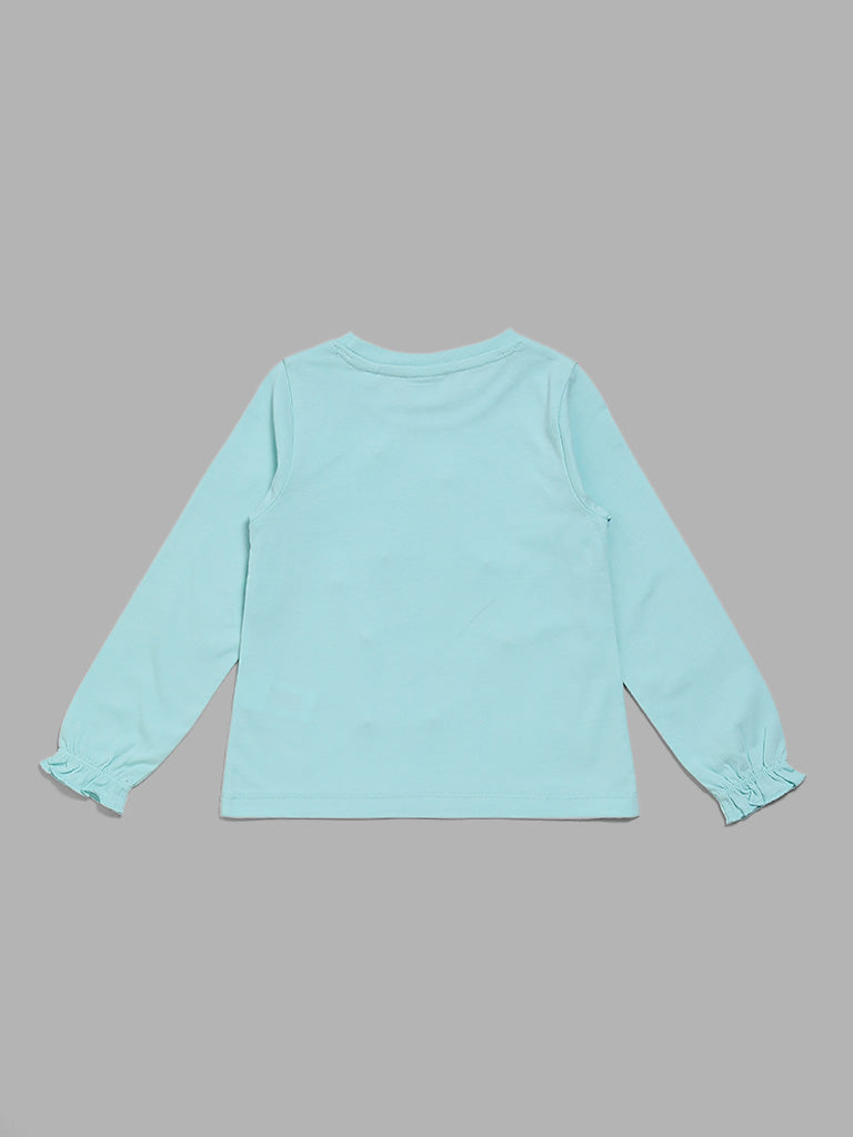 HOP Kids Mint Pearl Accent Top