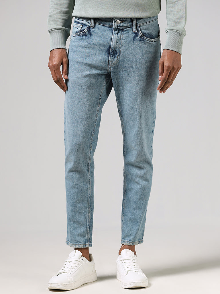 Nuon Blue Slim - Fit Mid - Rise Jeans