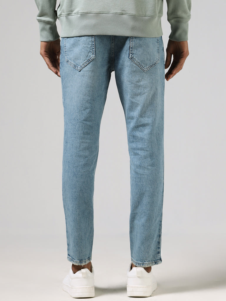 Nuon Blue Slim - Fit Mid - Rise Jeans