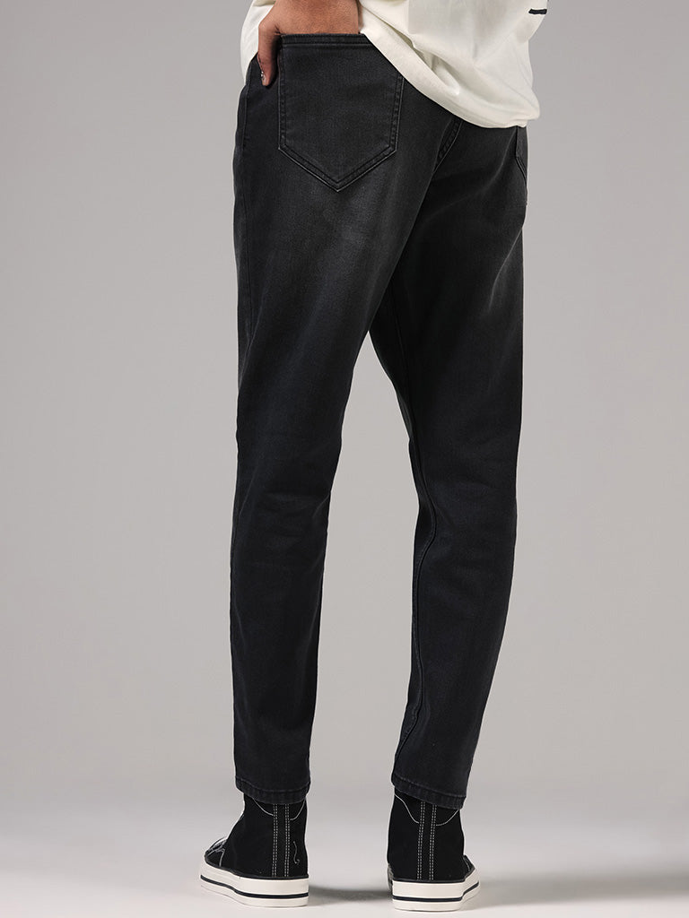 Nuon Charcoal Slim - Fit Mid - Rise Jeans