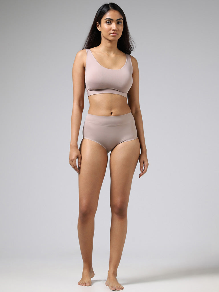 Wunderlove Light Brown Free Size Bra