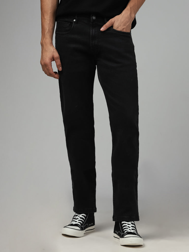 Ascot Black Relaxed - Fit Mid - Rise Jeans