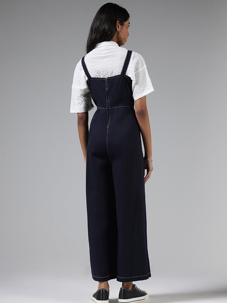 Nuon Blue Denim Jumpsuit