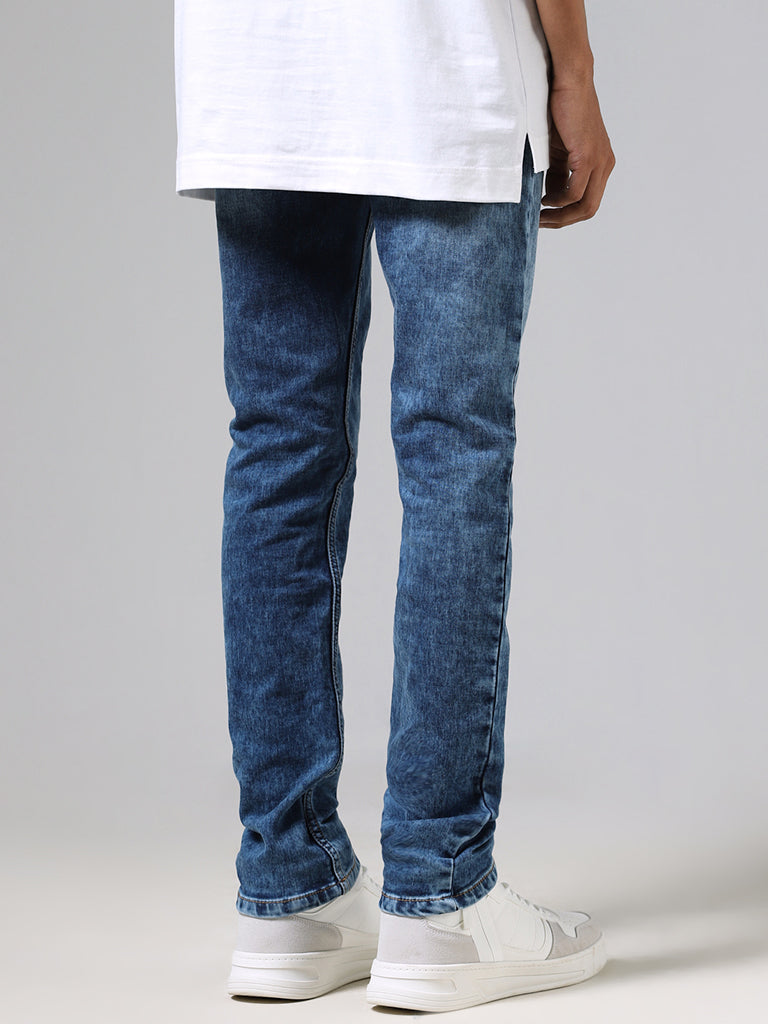 Nuon Mid Blue Slim - Fit Mid - Rise Jeans