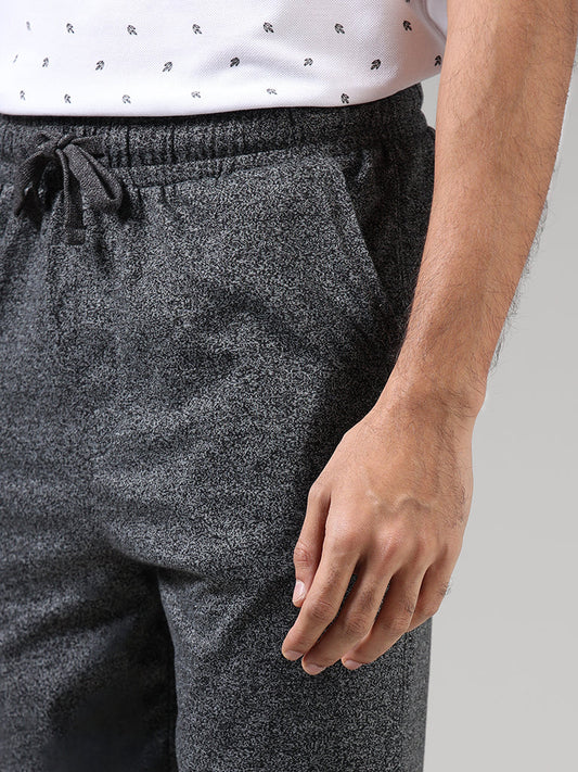 WES Lounge Charcoal Relaxed-Fit Shorts