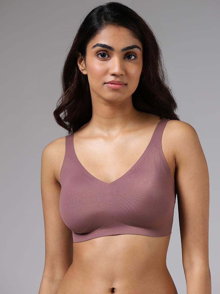 Wunderlove Dusty Rose Full Coverage Invisible Bra