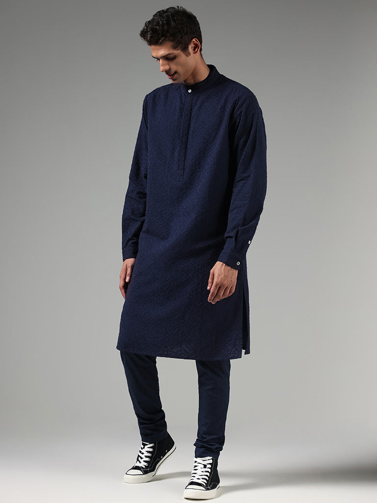 Westside Kala by ETA Light Indigo Mid-Rise Slim-Fit Churidar