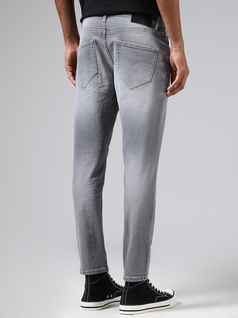 Nuon Grey Slim - Fit Mid - Rise Jeans