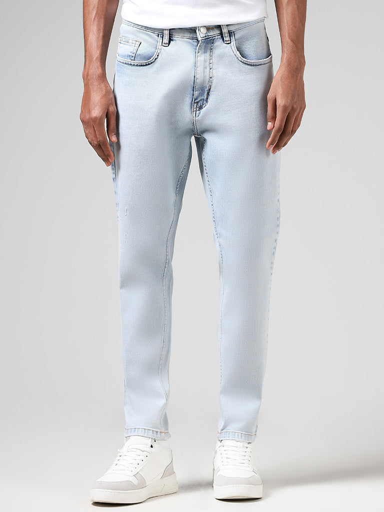 Nuon Light Blue Slim - Fit Mid - Rise Jeans