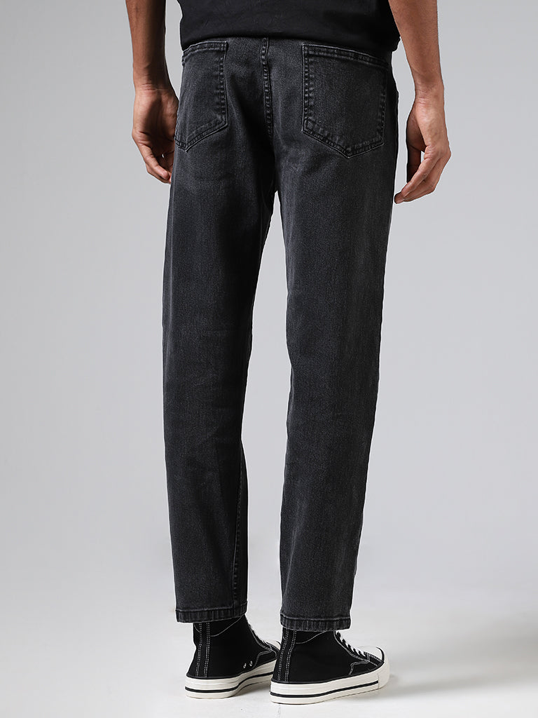 Nuon Charcoal Slim - Fit Mid - Rise Jeans