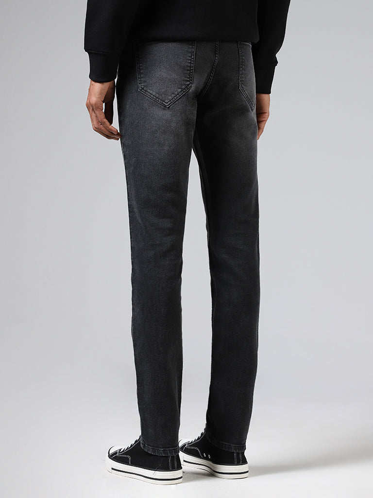 Nuon Charcoal Slim - Fit Mid - Rise Jeans