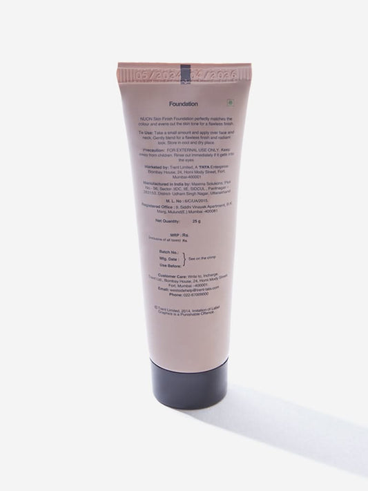 Nuon Skin Finish Mocha NU05 Liquid Foundation - 25 GM