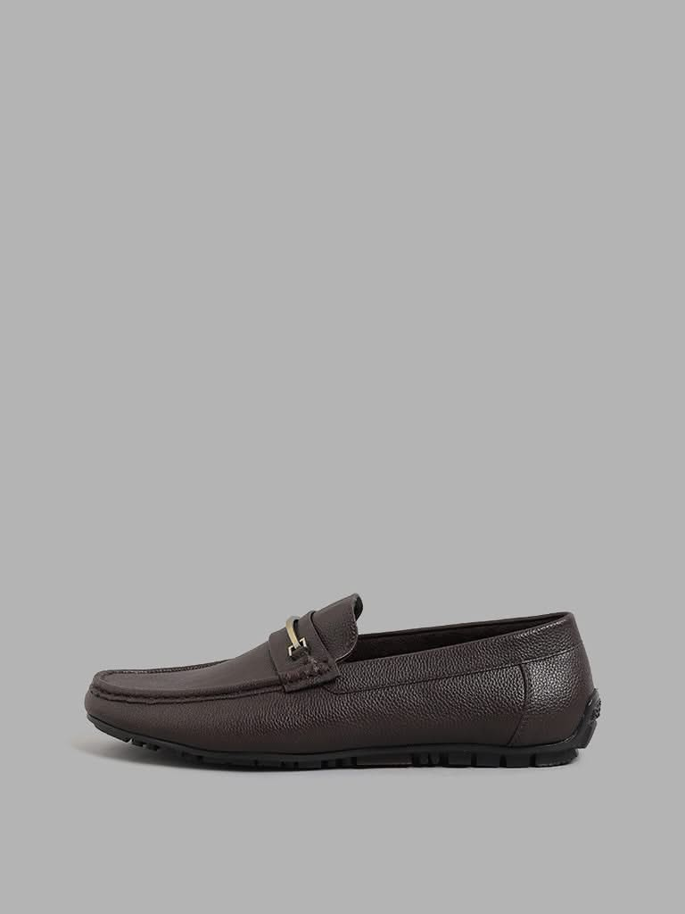 SOLEPLAY Brown Trim Loafers