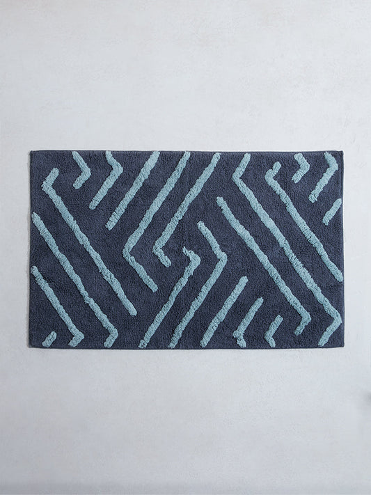 Westside Home Navy Step Bath Mat