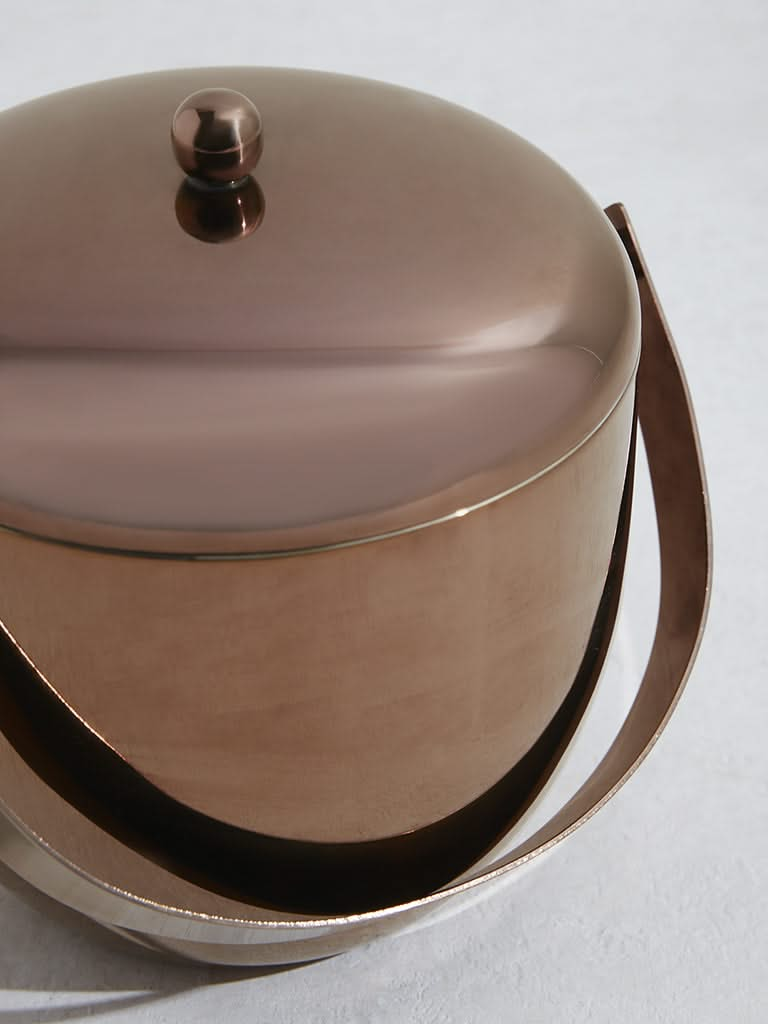 Westside Home Brown Copper Ice Bucket