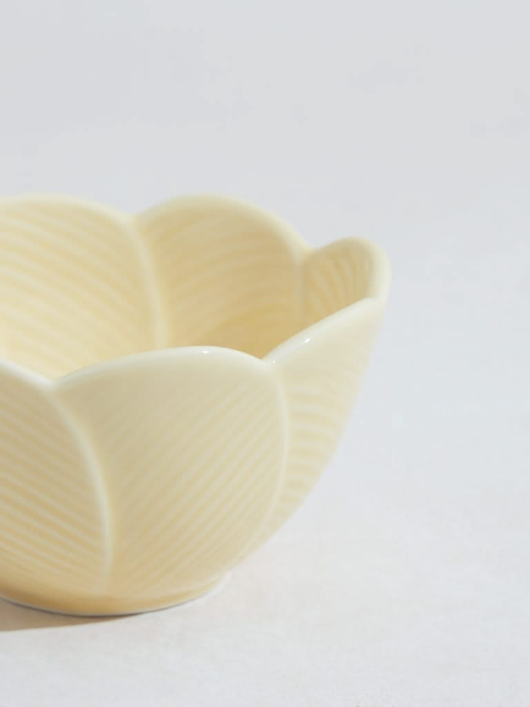 Westside Home Yellow Tropical Small Bowl