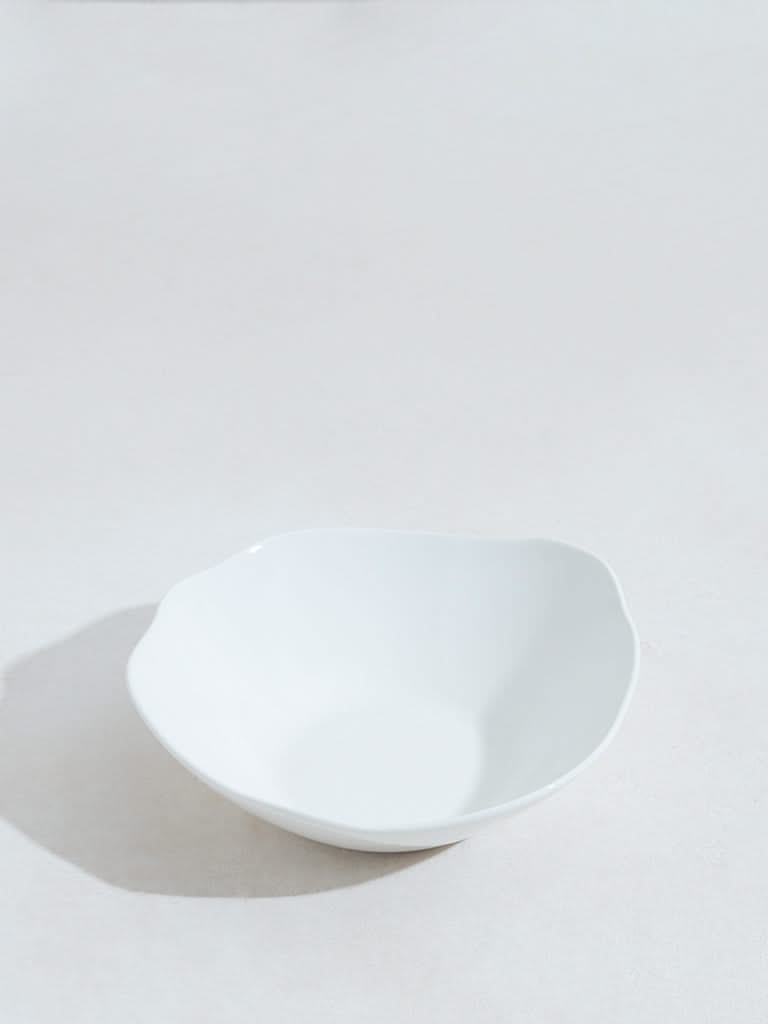 Westside Home White Porcelain Large Bowl