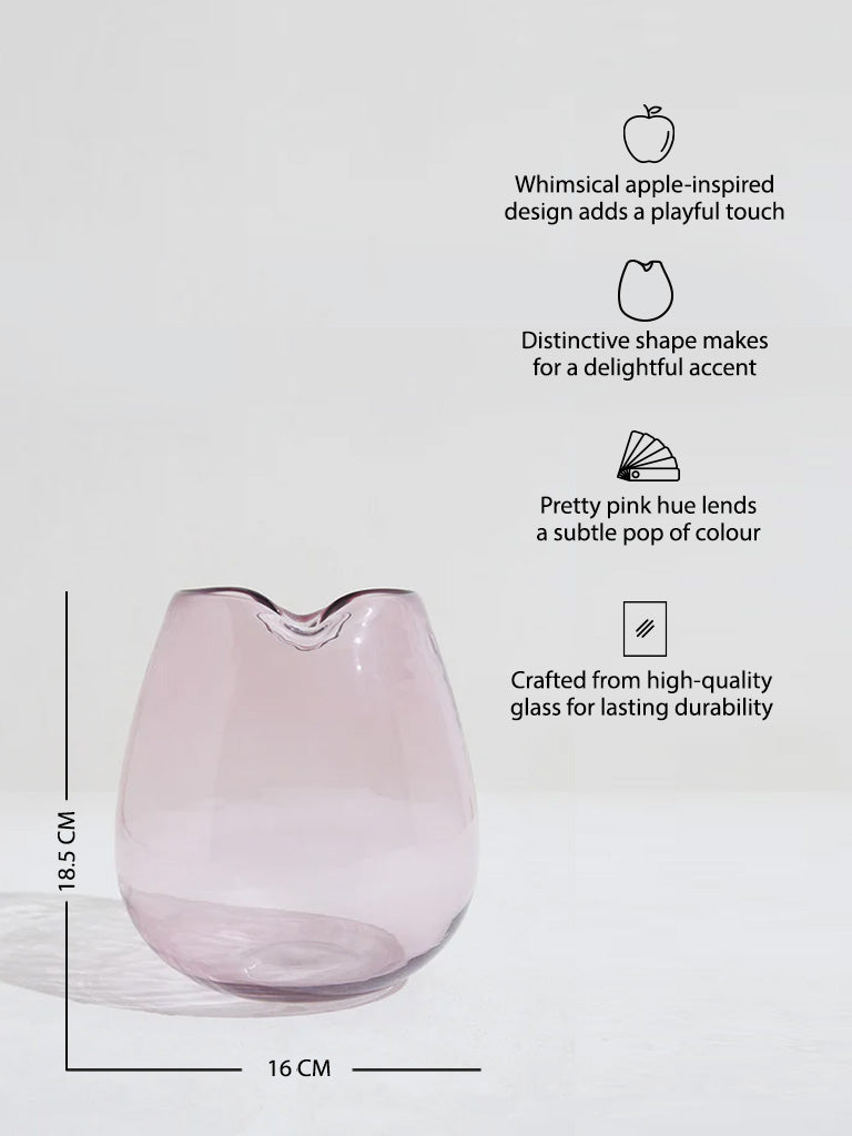 Westside Home Pink Apple Vase