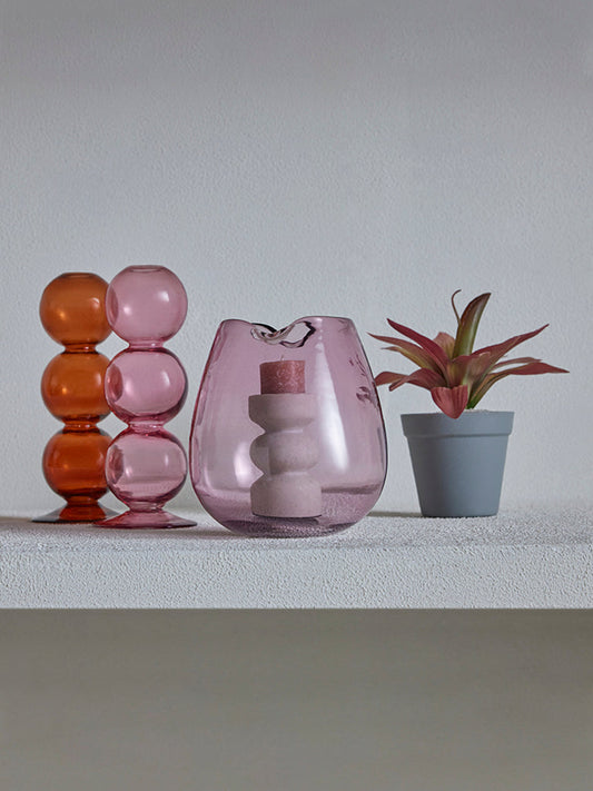 Westside Home Pink Bubble Vase