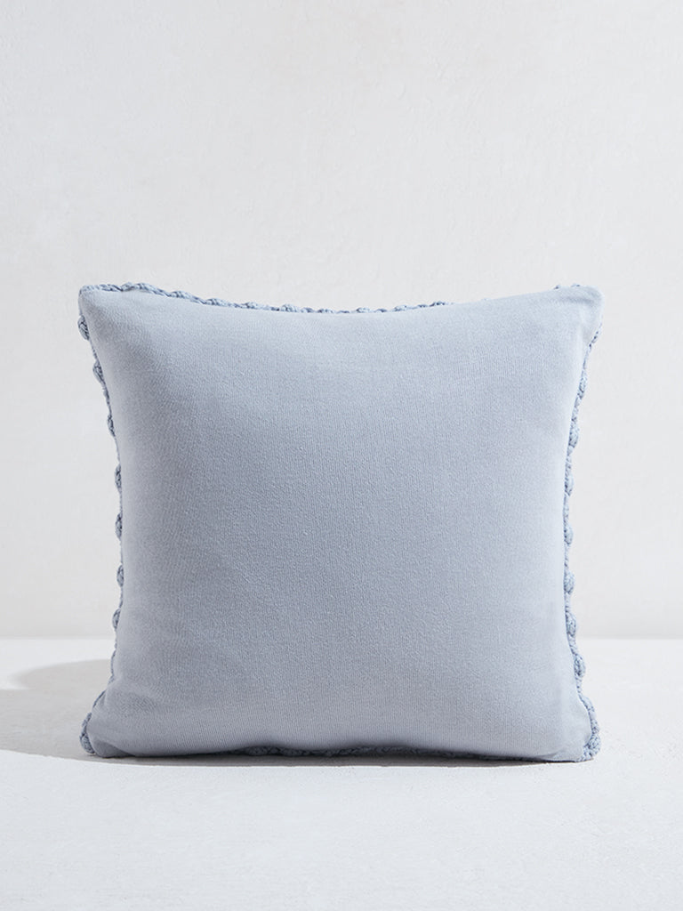 Westside Home Aqua Popcorn Textured Cushion Cover