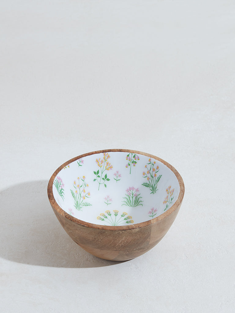 Westside Home Multicolour Floral Design Small Bowl