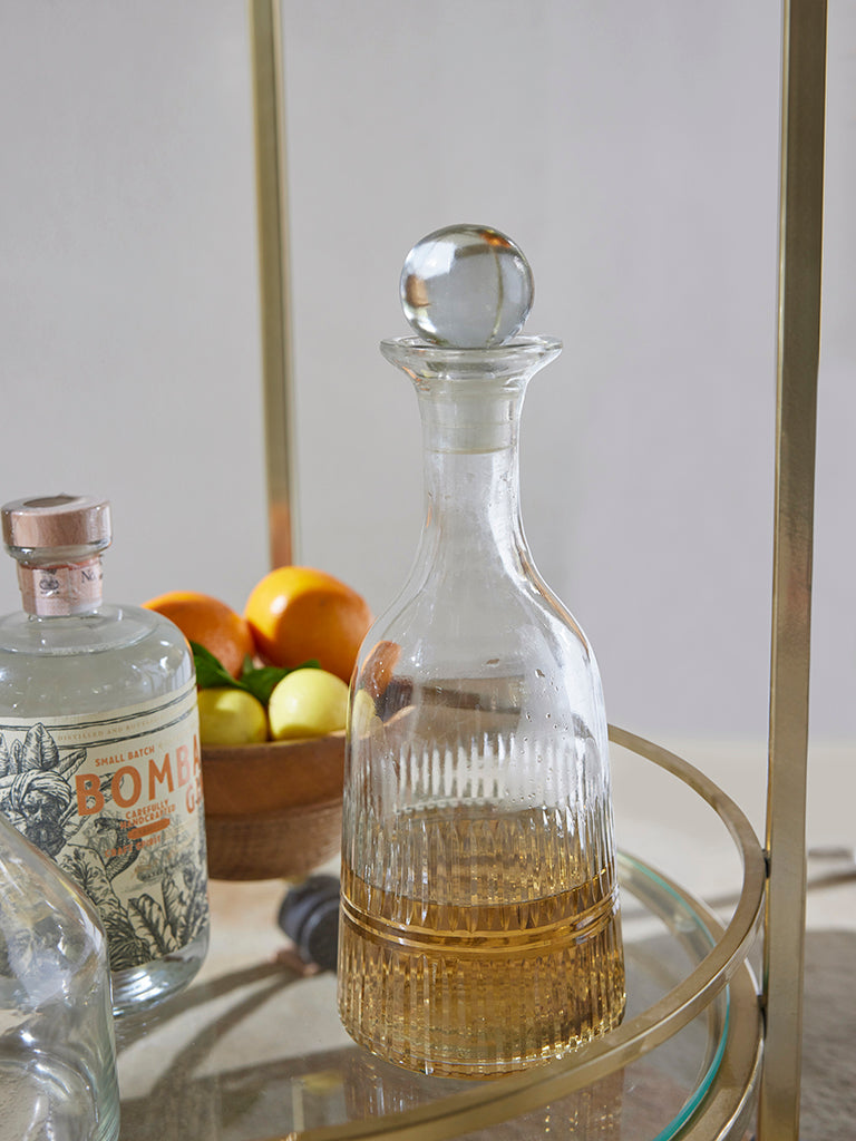 Westside Home Clear Decanter with Lid