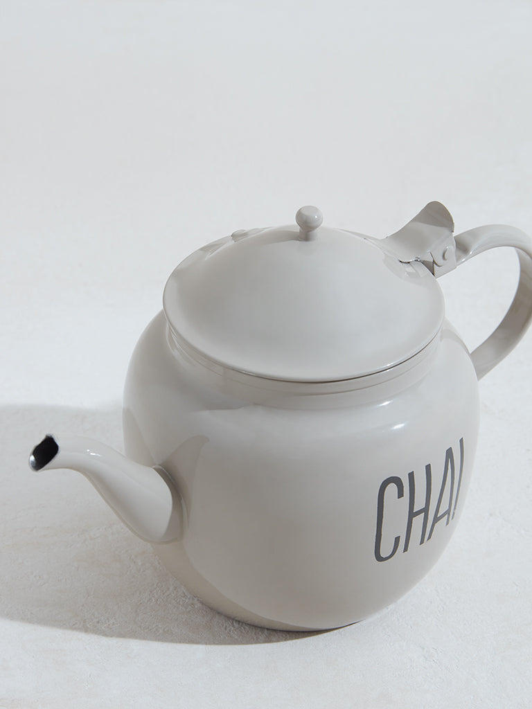 Westside Home Off White Chai Kettle