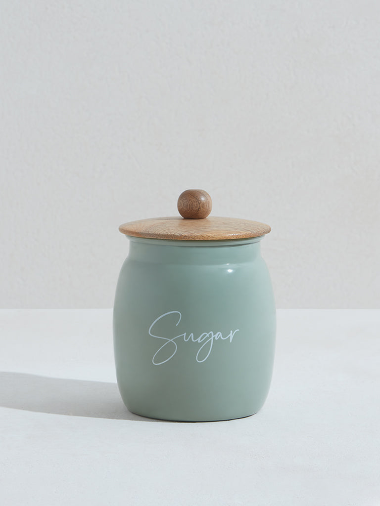 Westside Home Mint Sugar Canister