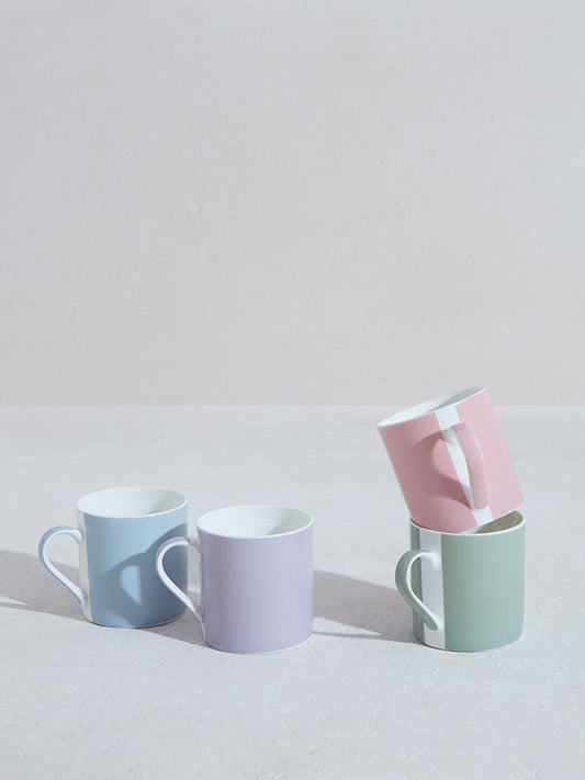 Westside Home Multicolour Mugs (Set of 4)