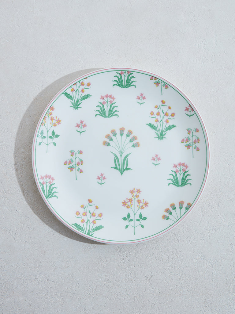 Westside Home Multicolour Floral Dinner Plate