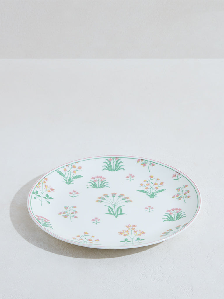 Westside Home Multicolour Floral Dinner Plate