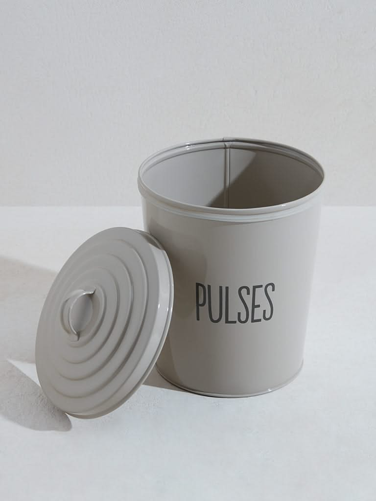 Westside Home Off White Pulses Storage Jar