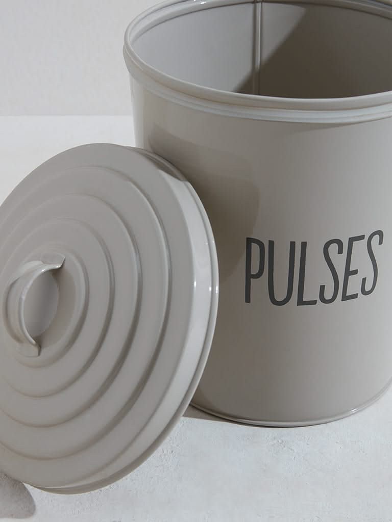 Westside Home Off White Pulses Storage Jar