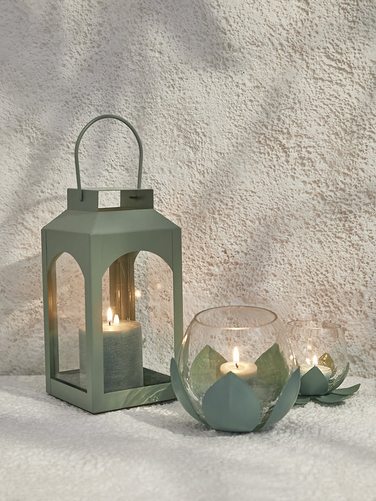 Westside Home Aqua Lantern- Large