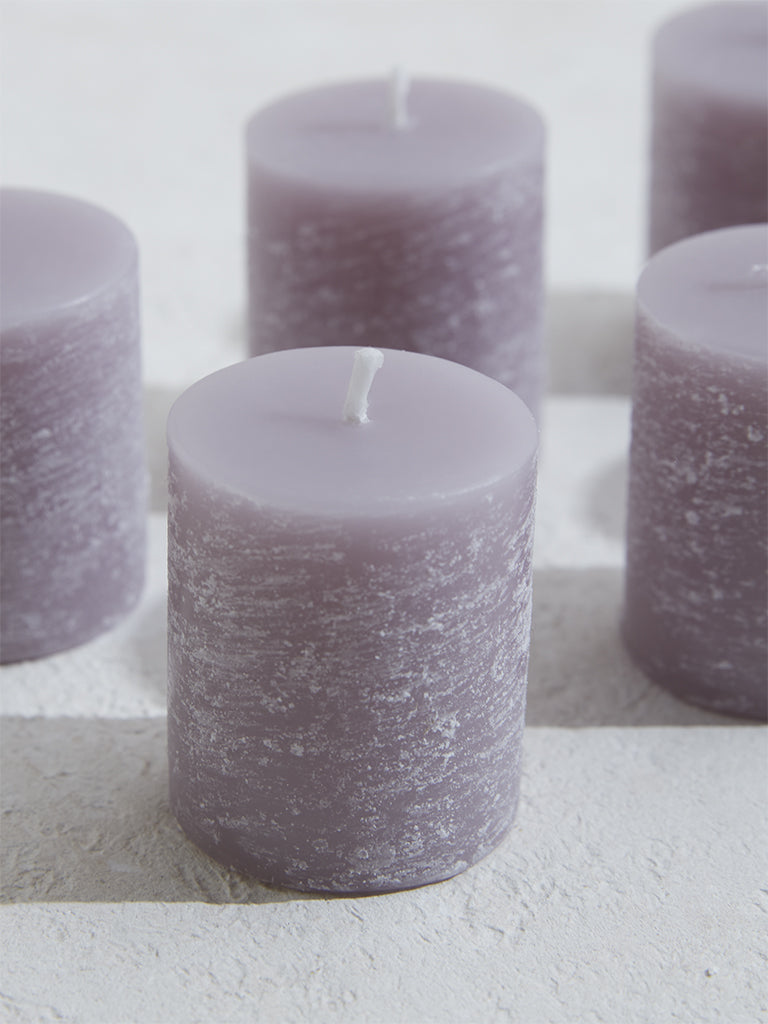 Westside Home Grey Votive Candles Set of Six