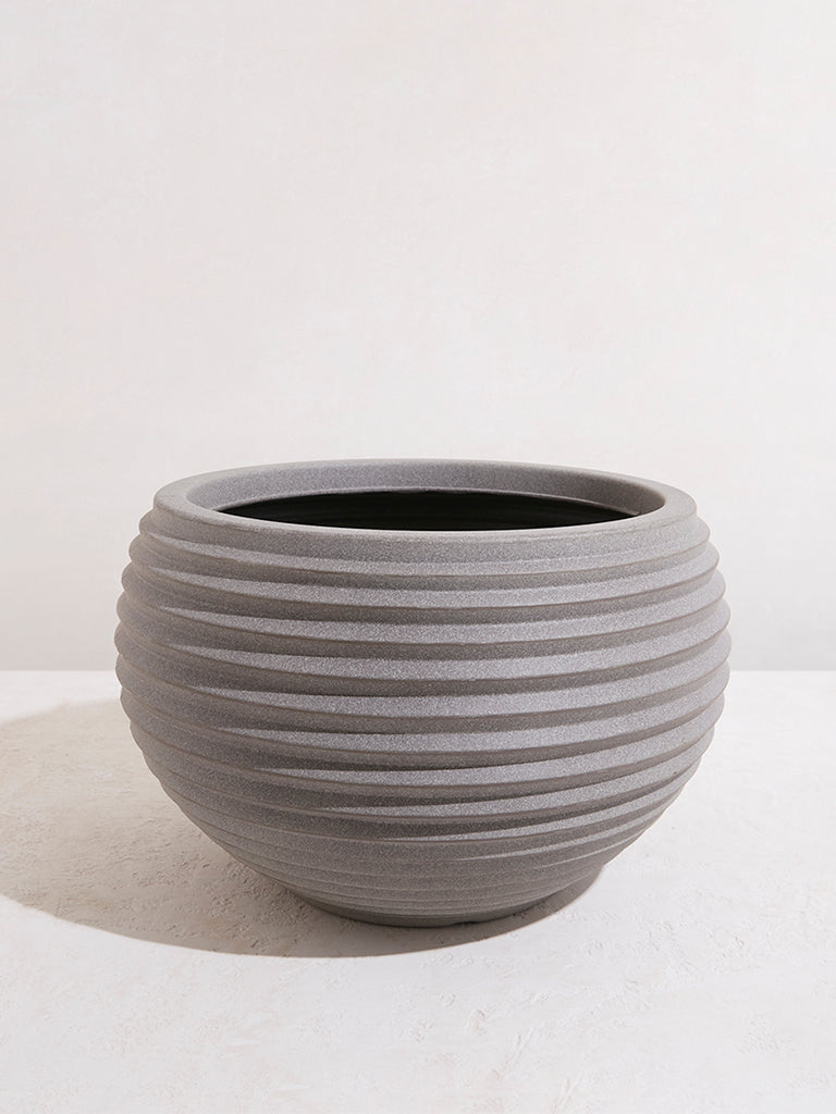 Westside Home Linen Round Planter-Large