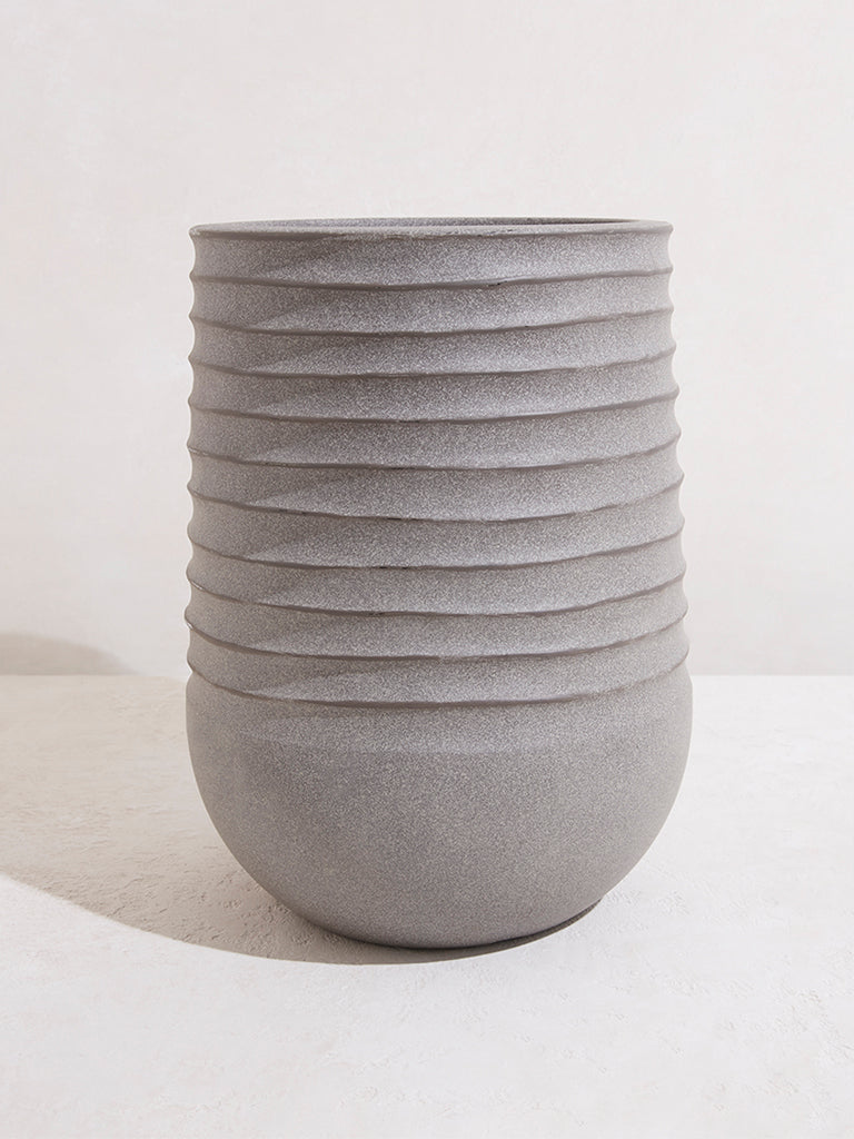 Westside Home Linen Cylindrical Planter