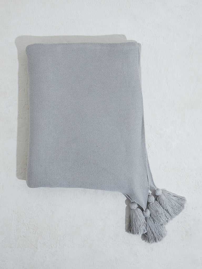 Westside Home Single Grey Throw