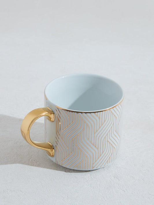 Westside Home Gold Geometrical Design Mug