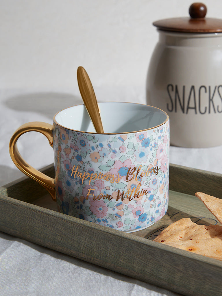 Westside Home Multicolour Text Print Mug