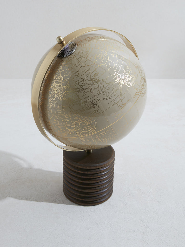 Westside Home Brown Decorative Globe Accent