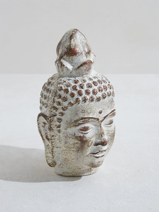 Westside Home Off-White Paper Mache Buddha