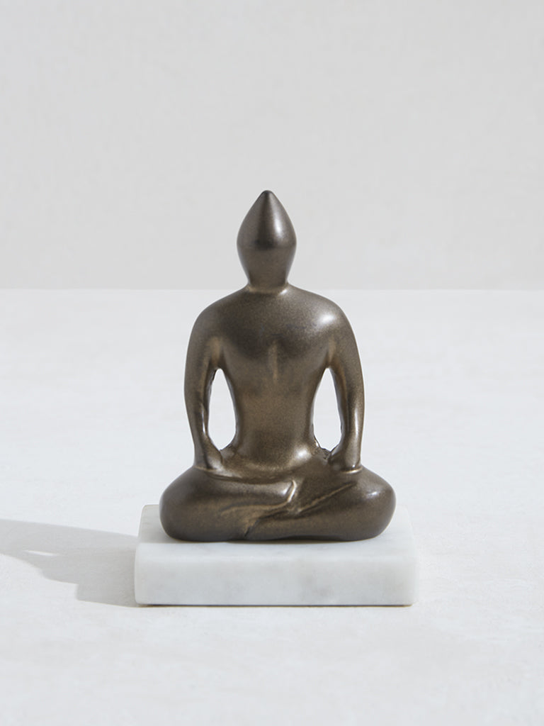 Westside Home Gold Buddha Yoga on Marble