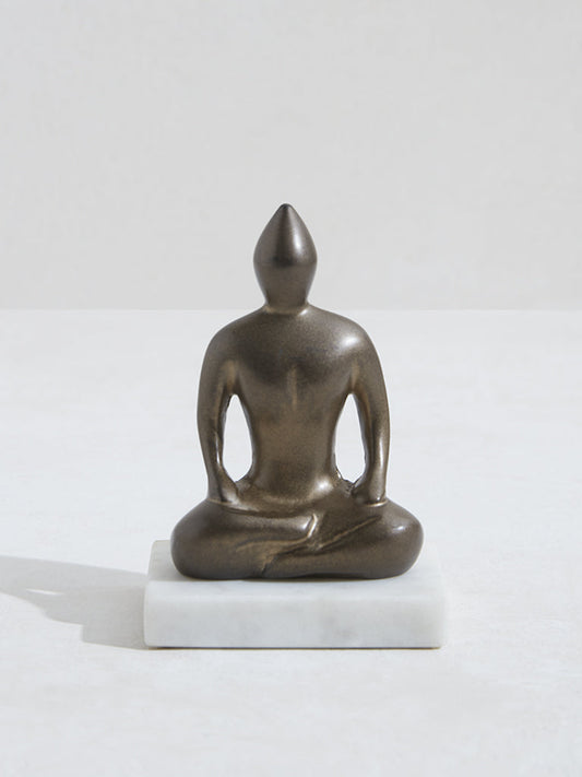 Westside Home Gold Buddha Yoga on Marble