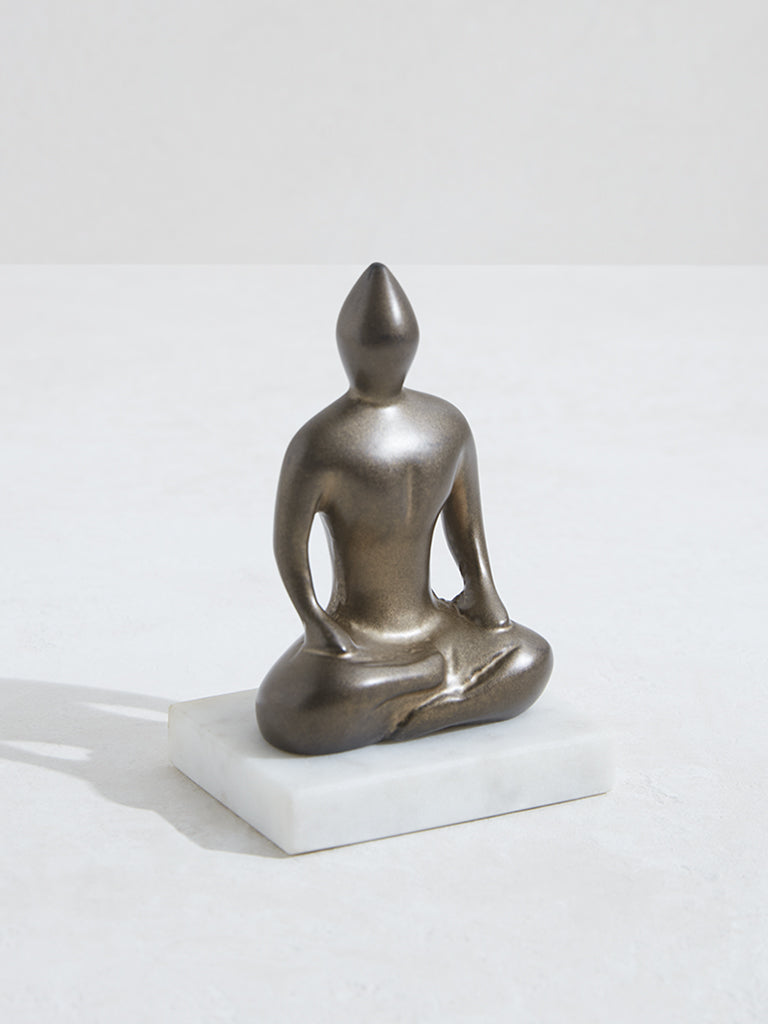 Westside Home Gold Buddha Yoga on Marble