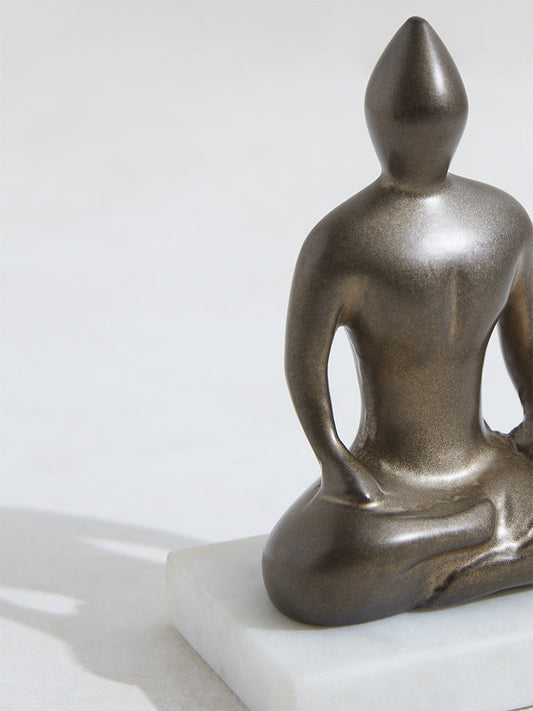 Westside Home Gold Buddha Yoga on Marble