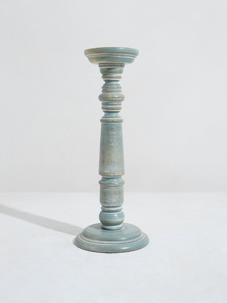 Westside Home Green Vintage Candle Stand-Large